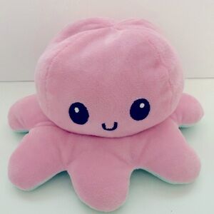 Reversible Mood Octopus Soft Plush Toy